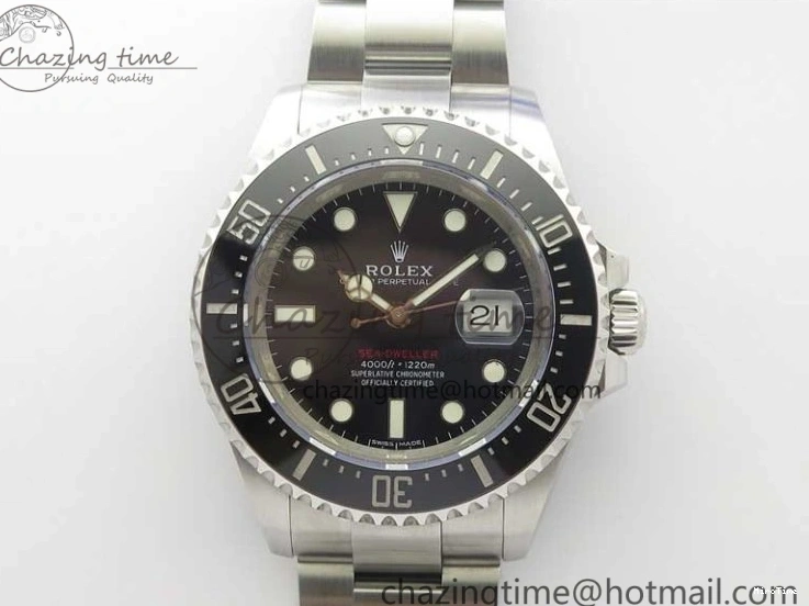 MiroTime 0130 Upgraded Sea-Dweller 2017 Baselworld 126600 Noob 1:1 Best Edition 904L Steel Black Dial on SS Bracelet A3235 Clone V 3209